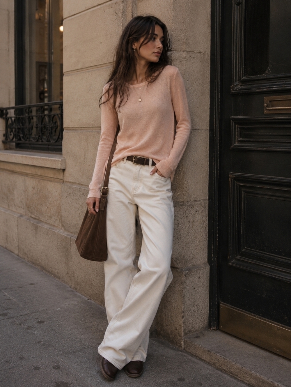 Babaton Aritzia Silk Cashmere Open Back Balletcore Minimalist Light  Sweater XXS